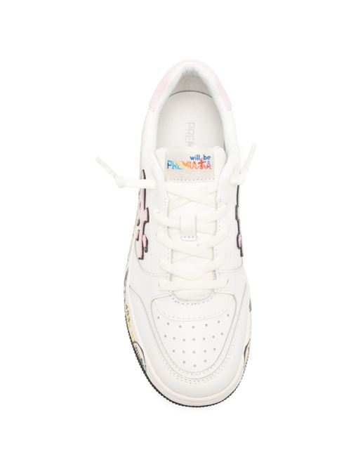Sneakers bambina Premiata Marc bianco e rosa PREMIATA kids | MARC32289466X